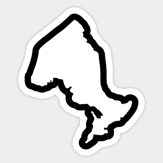 Canada - Ontario Sticker by Designzz